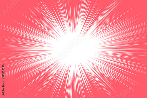 赤色のベタフラッシュの背景イラスト