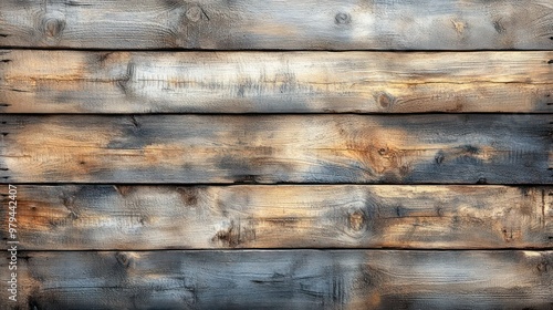 A wooden surface with a grainy texture and a mix of brown and white colors