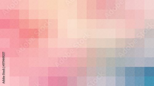 Abstract colorful pixel background with paper texture 