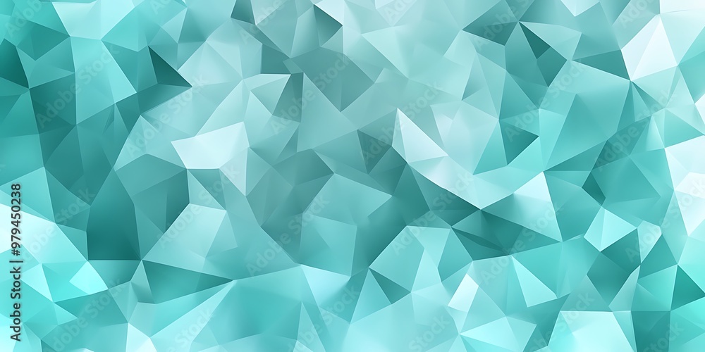 Abstract Background of triangular Patterns in turquoise Colors. Low Poly Wallpaper
Abstract Background of triangular Patterns in turquoise Colors. Low Poly Wallpaper