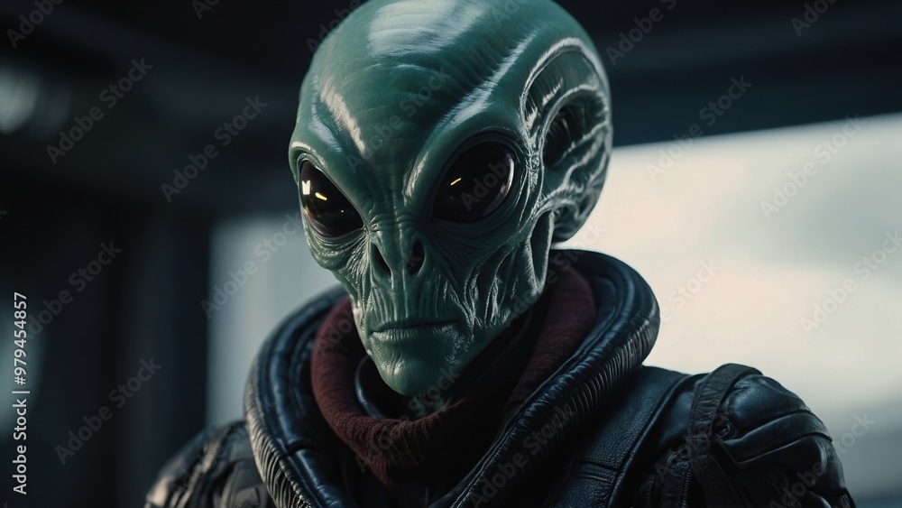 Close encounter with an alien and its high-tech saucer introduces an element of cosmic adventure Close encounter with an alien and its high-tech saucer introduces an element of cosmic adventure