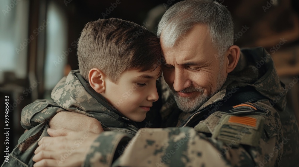 Soldier Reunites with Son