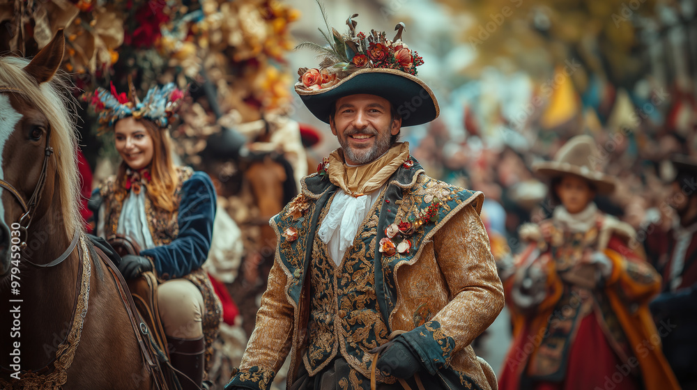 A rich merchant. Costume performance at the Bavarian Oktoberfest. A rich merchant. Costume performance at the Bavarian Oktoberfest.