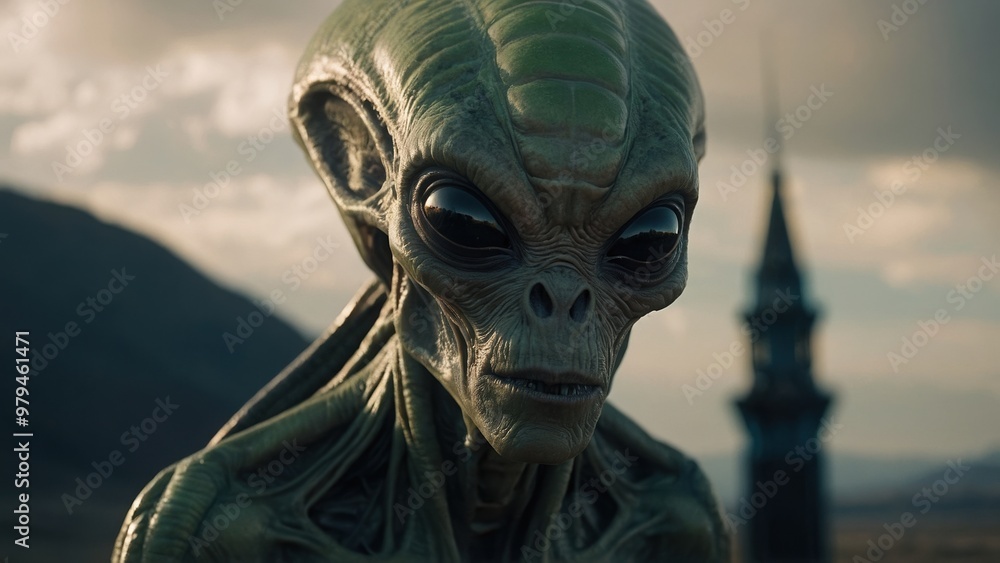 Extraterrestrial guest and its high-tech saucer captivate with a stunning arrival Extraterrestrial guest and its high-tech saucer captivate with a stunning arrival