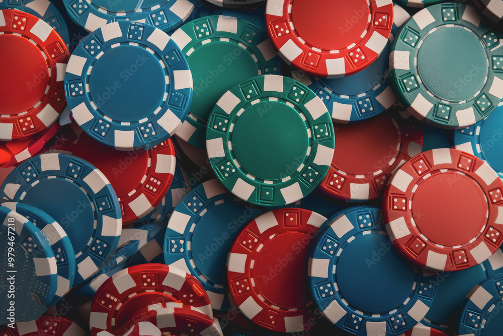 Casino banner with casino chips and cards. Poker Club Texas Holdem. Casino banner with casino chips and cards. Poker Club Texas Holdem.