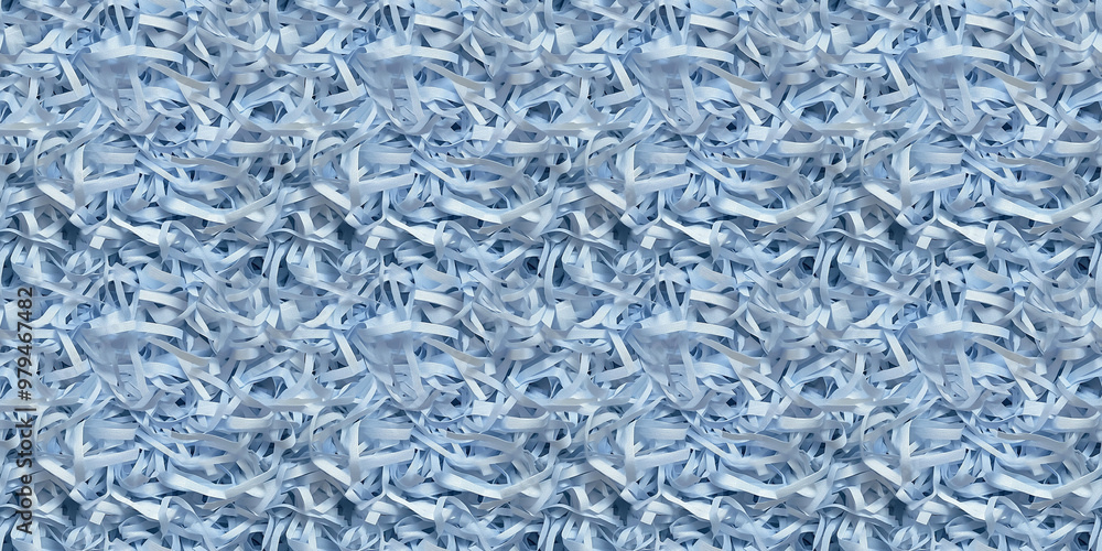 shredded paper filler in dusty blue color with thin, delicate strips shredded paper filler in dusty blue color with thin, delicate strips