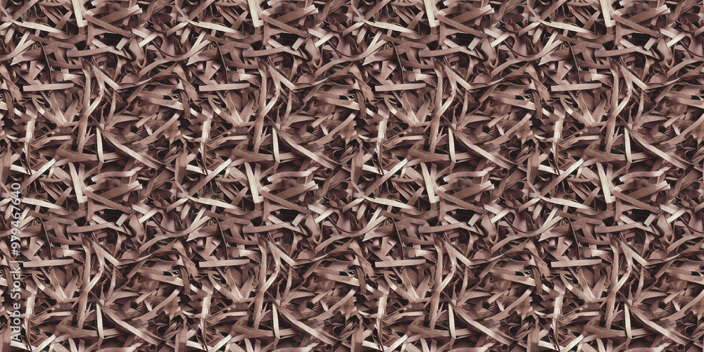 shredded paper filler in dusty brown color with thin, delicate strips shredded paper filler in dusty brown color with thin, delicate strips