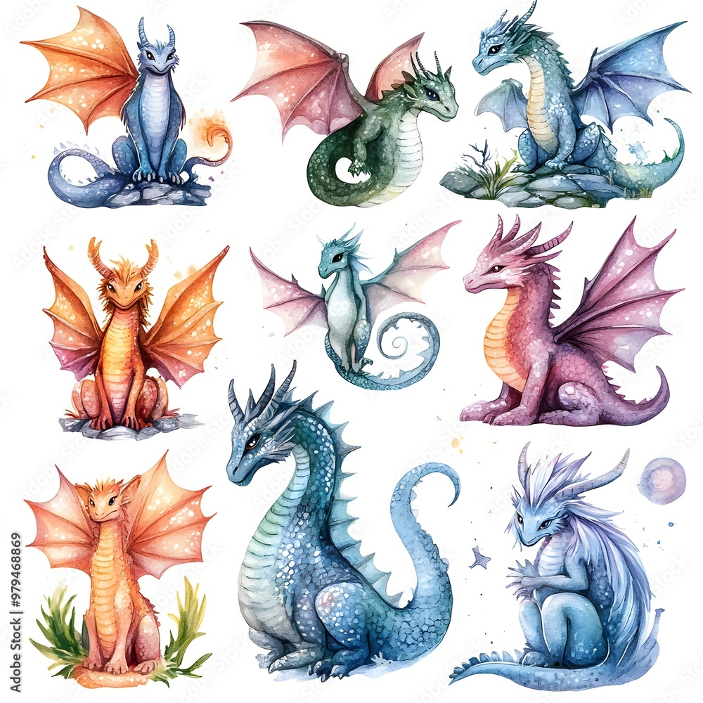 Fototapeta premium Whimsical Isolated Character, Playful figure against a clean backdrop, showcasing vibrant colors and imaginative design elements.