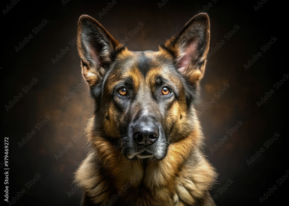 moody dimly lit studio spotlight intense gaze brooding dark tones mysterious rugged handsome male german shepherd dramatic harsh shadows moody dimly lit studio spotlight intense gaze brooding dark tones mysterious rugged handsome male german shepherd dramatic harsh shadows