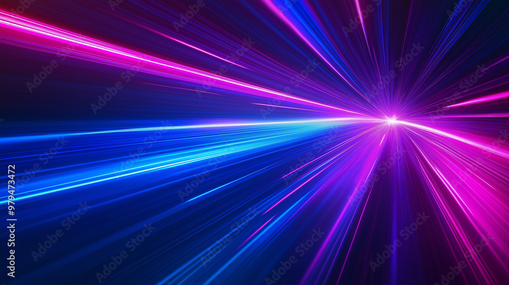 Abstract light speed motion background with purple and blue lights Abstract light speed motion background with purple and blue lights