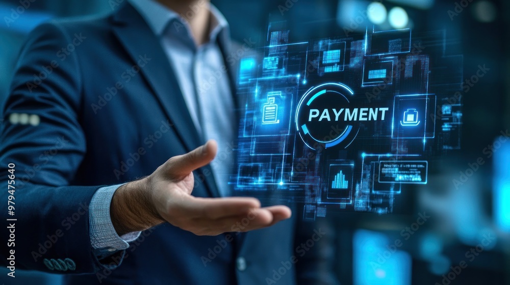 Digital Payment Technology Concept Digital Payment Technology Concept