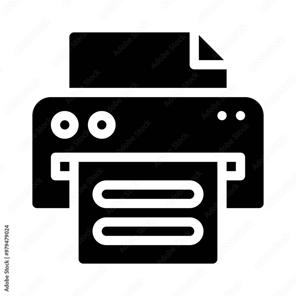 fax glyph icon fax glyph icon