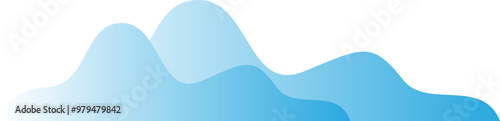 Abstract blue wave patterns representing digital data flow and connectivity.