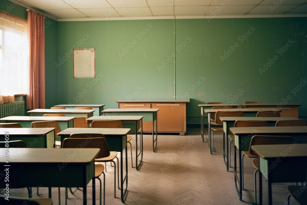 A classroom architecture furniture building. A classroom architecture furniture building.