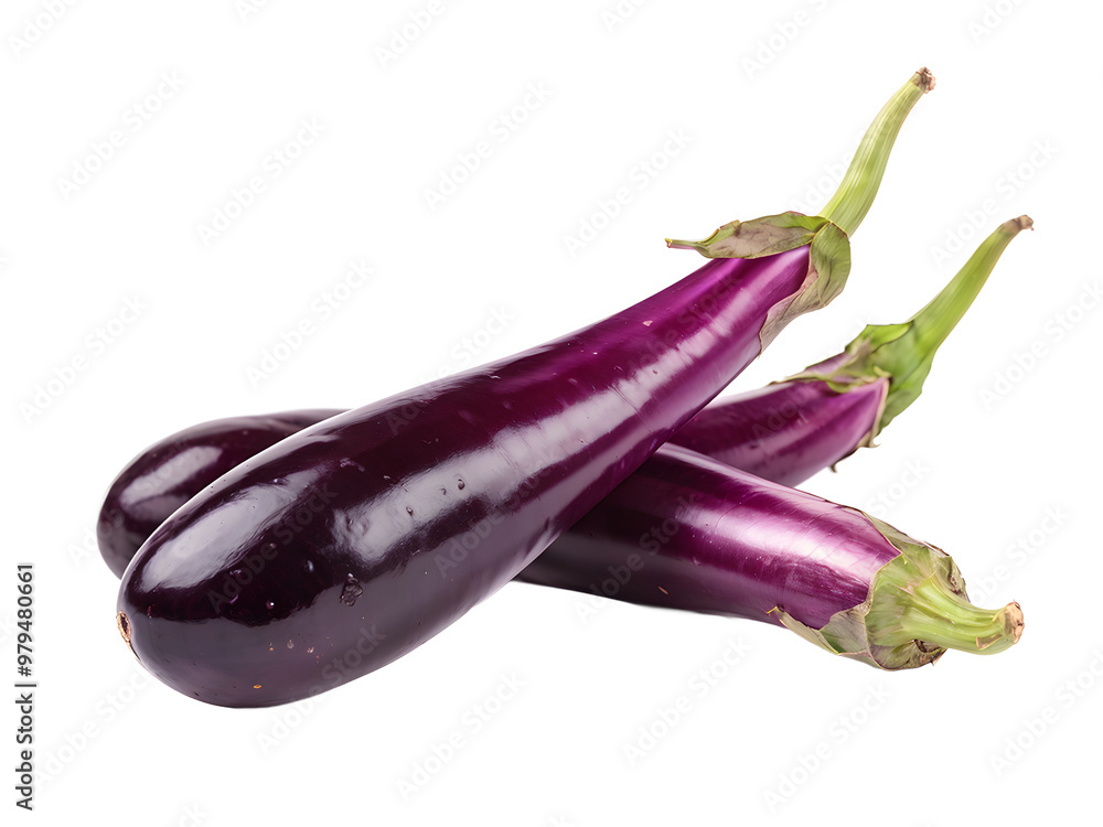 Aubergine isolated on transparent background
Aubergine isolated on transparent background