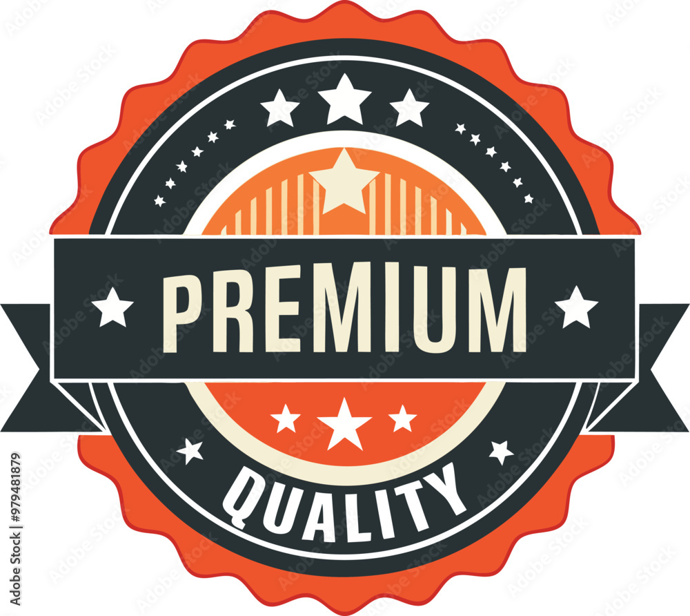 Premium Quality Label Vector Design Premium Quality Label Vector Design
