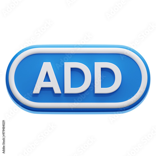 ADD 3D ICON ILLUSTRATION