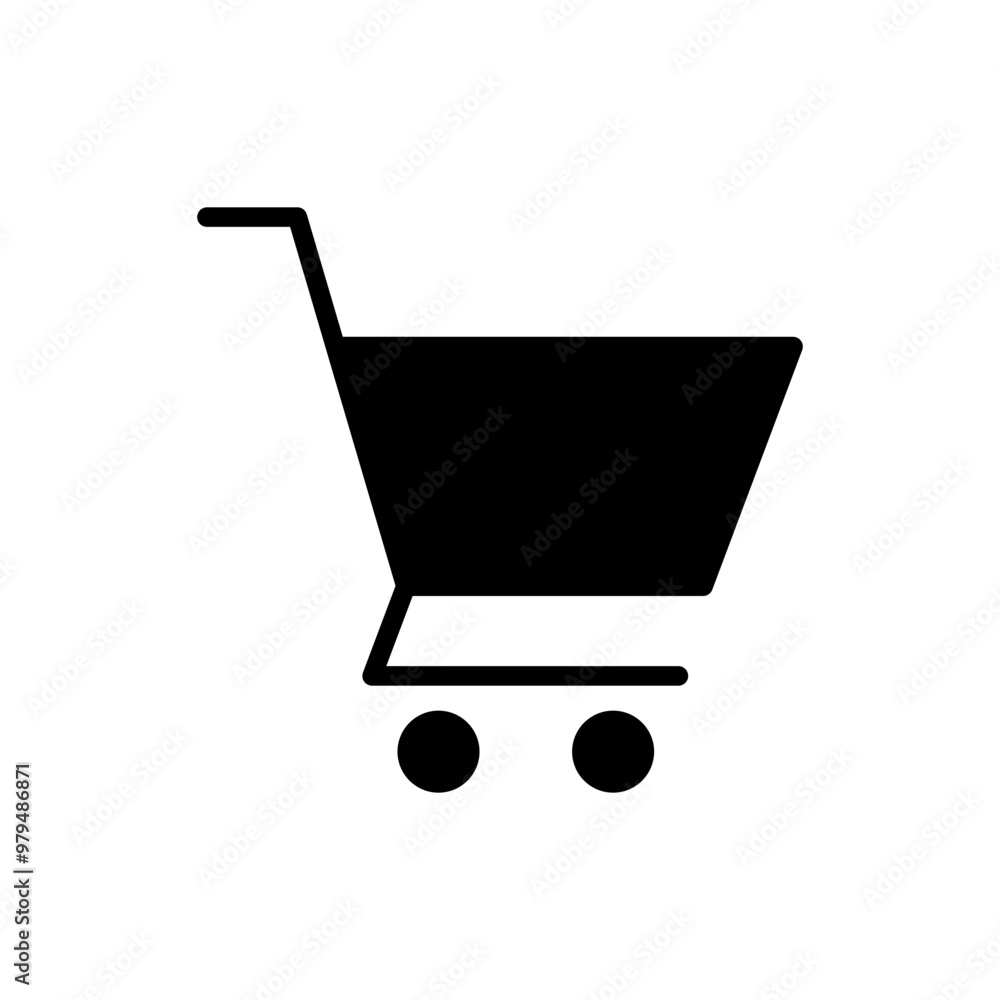 Black store cart Black store cart