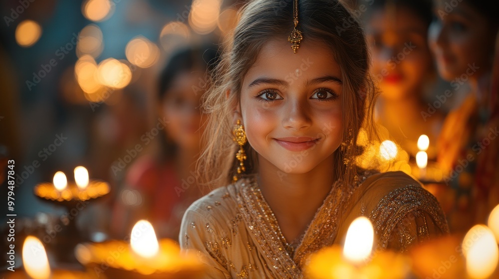 Young Girl in Traditional Indian Attire Young Girl in Traditional Indian Attire