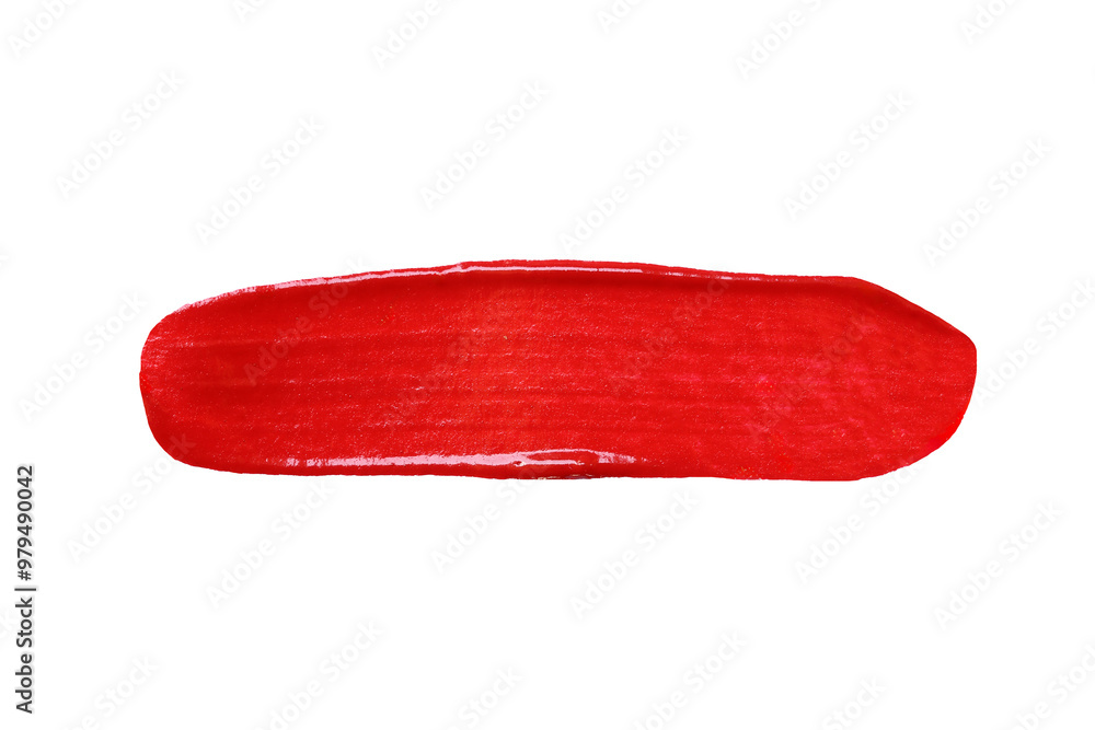 Red brush isolated with transparent image. Red brush isolated with transparent image.