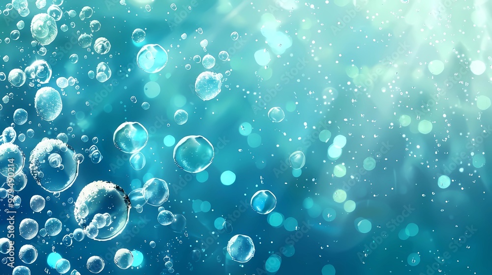 Abstract background of a soda bubbles, water or oxygen air fizz, carbonated drink, underwater, Generative AI illustrations. Abstract background of a soda bubbles, water or oxygen air fizz, carbonated drink, underwater, Generative AI illustrations.