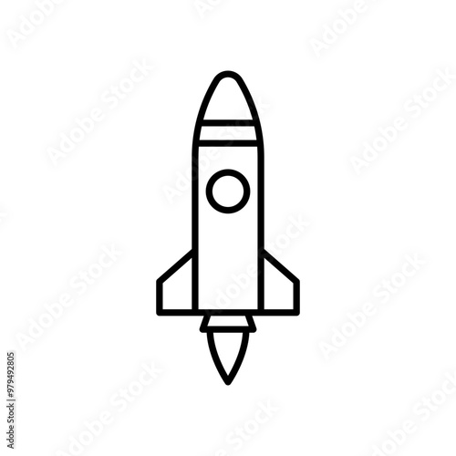 Outline spaceship