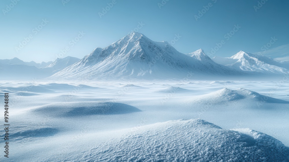 Serene Winter Wonderland: Snow-Covered Landscape with Distant Mountains, Captured with Nikon Z7 II and 35mm Lens Serene Winter Wonderland: Snow-Covered Landscape with Distant Mountains, Captured with Nikon Z7 II and 35mm Lens