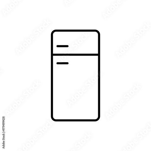 Outline fridge icon