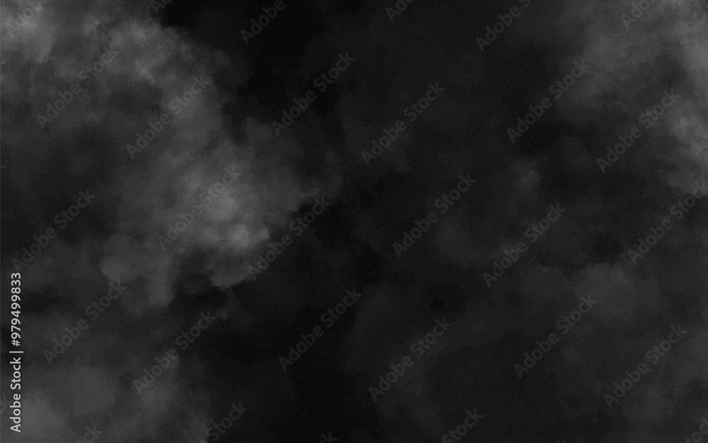 Abstract black and white realistic smoke clouds with shadow overlay effect background. Mystery dark background with spooky white light and fog. Vector illustration of smoky mist toxic vapor on floor. Abstract black and white realistic smoke clouds with shadow overlay effect background. Mystery dark background with spooky white light and fog. Vector illustration of smoky mist toxic vapor on floor.