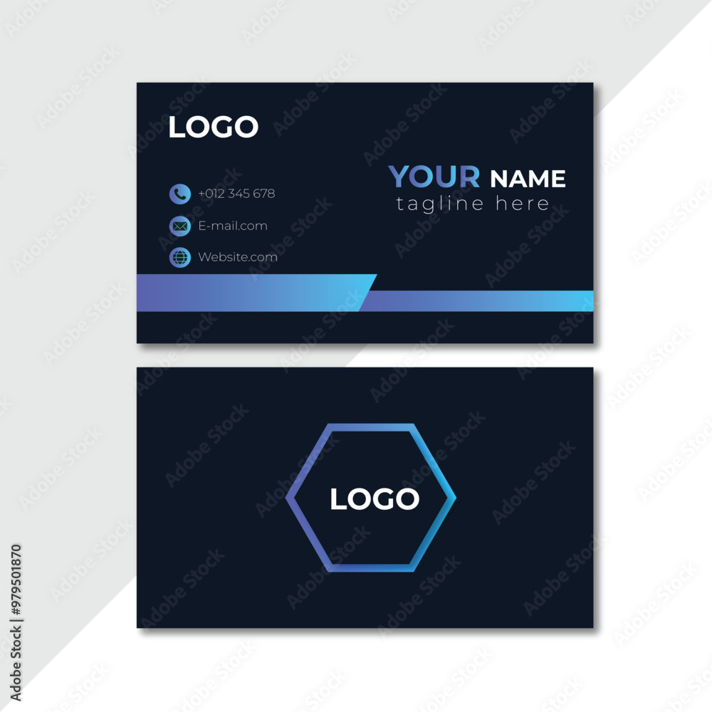 business card template, visiting card template, modern editable business card, creative design template, smart business card design, Black business card with polygon shape. business card template, visiting card template, modern editable business card, creative design template, smart business card design, Black business card with polygon shape.