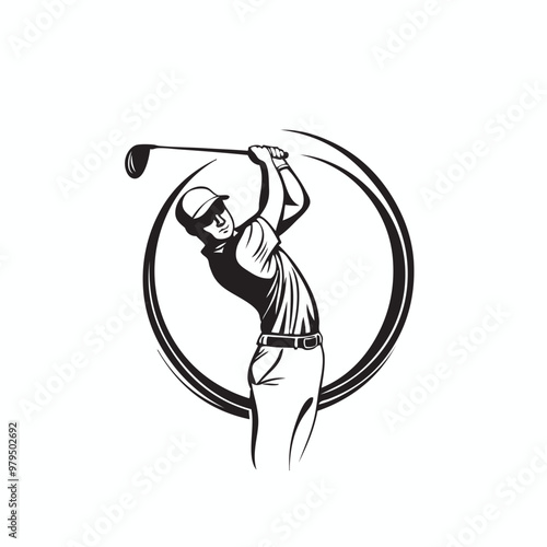 golf tournament logo, golf tournament vector