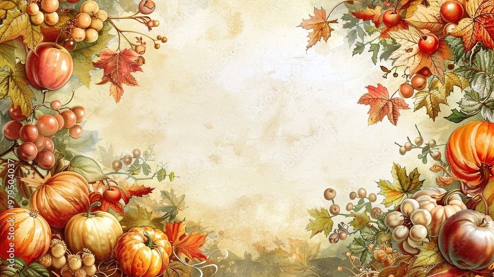 Celebrate the Bountiful Beauty of Autumn: A Poster Design Symbolizing Harvest Abundance Celebrate the Bountiful Beauty of Autumn: A Poster Design Symbolizing Harvest Abundance