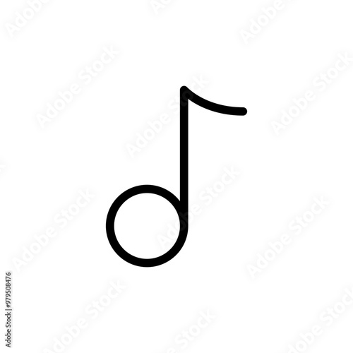 Music note icon