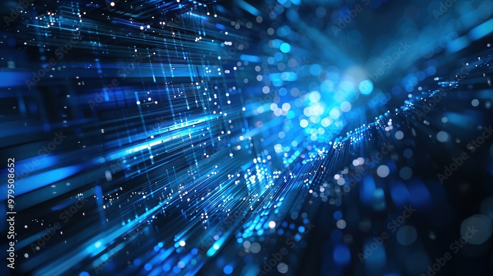 Futuristic Cube Design: A Tech-Filled Poster Background for Corporate Promotion and Reports Futuristic Cube Design: A Tech-Filled Poster Background for Corporate Promotion and Reports