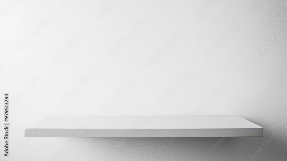 empty white table against white wall background minimalist interior design highquality studio photography empty white table against white wall background minimalist interior design highquality studio photography