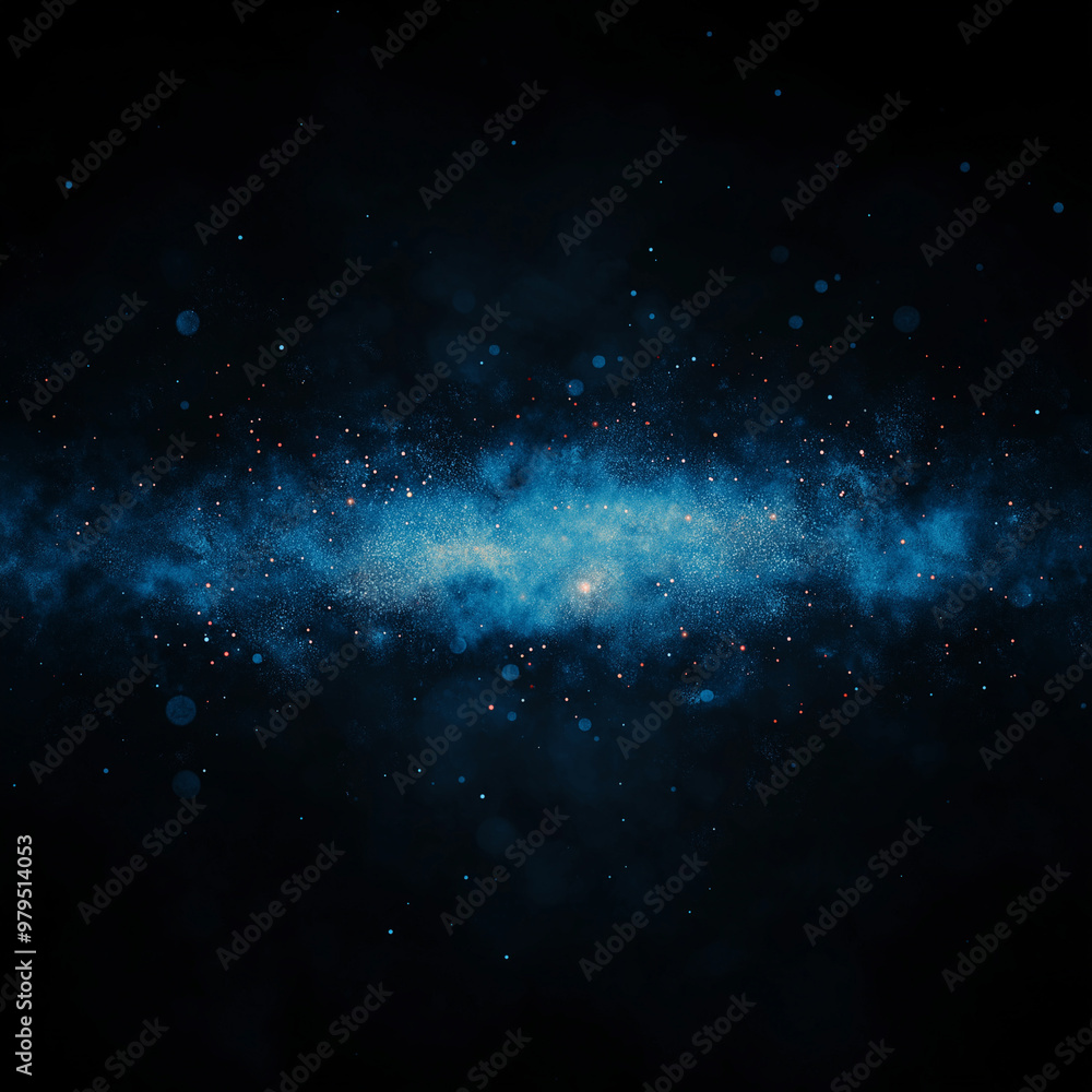 Fototapeta premium A blue background with a lot of lines and dots