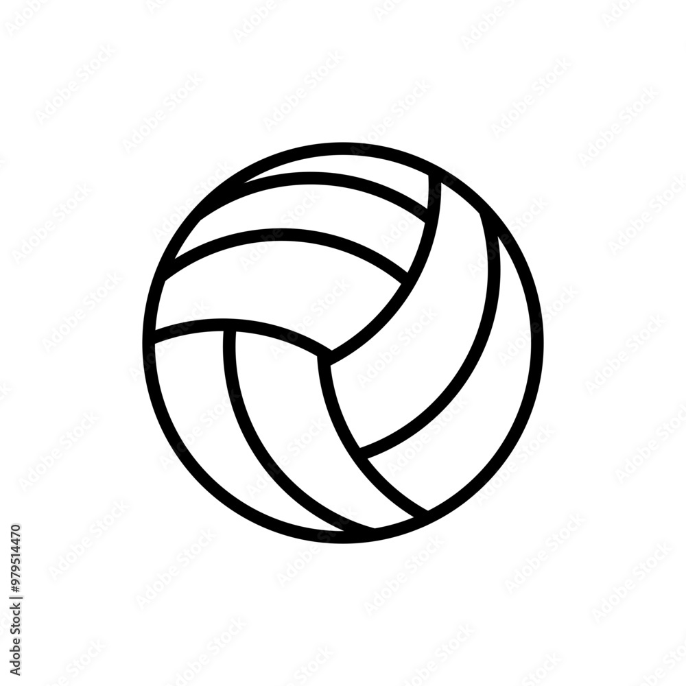 Volleyball ball icon Volleyball ball icon