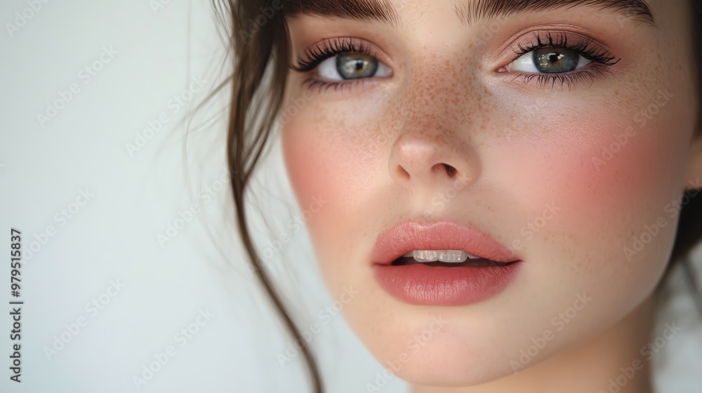 Choose a soft pink blushon for a delicate and romantic makeup style Choose a soft pink blushon for a delicate and romantic makeup style