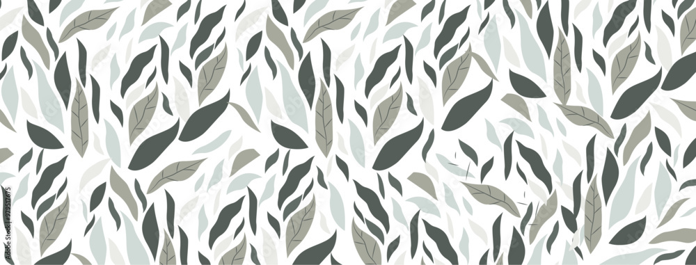 Leaf pattern in vector form. geometric abstract backdrop . Leaf pattern in vector form. geometric abstract backdrop .