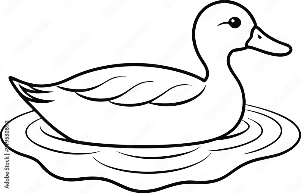 Create Fun Art with a Duck Swimming Vector for Coloring Books
Create Fun Art with a Duck Swimming Vector for Coloring Books
