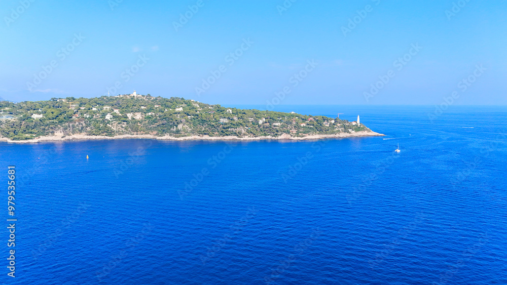 Fototapeta premium Nice, France - bird's eye view