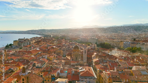 Nice, France - bird's eye view