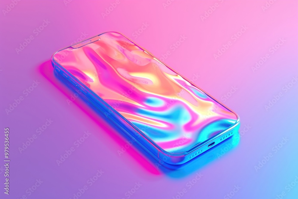Smartphone floating in the air electronics technology aluminium. Smartphone floating in the air electronics technology aluminium.