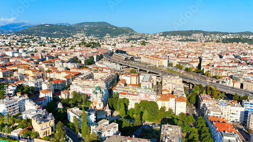 Nice, France - bird's eye view