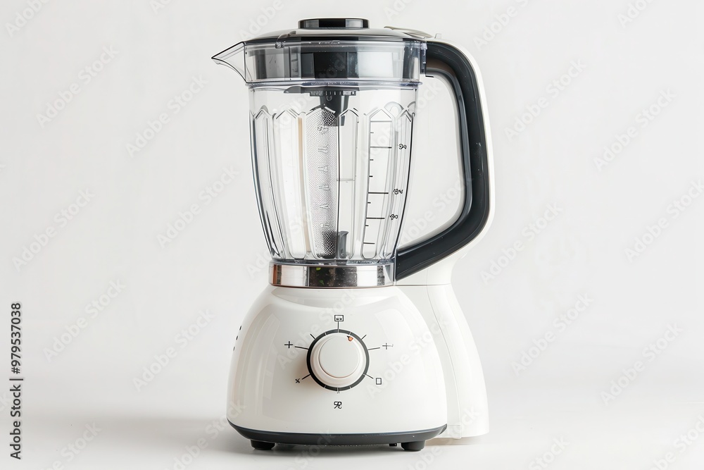 Blender in close up shot on white background Blender in close up shot on white background