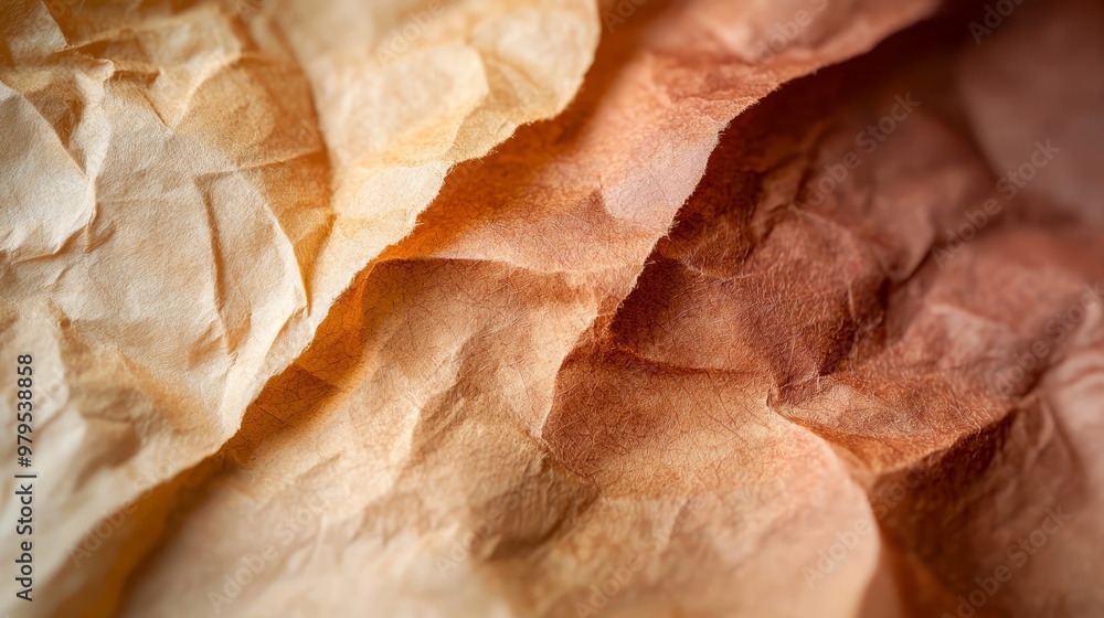 A tight shot of paper featuring a fuzzy portion at its top and bottom A tight shot of paper featuring a fuzzy portion at its top and bottom