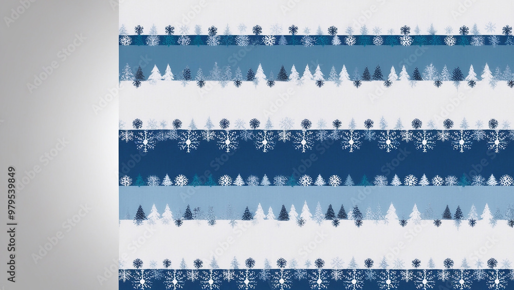 clean christmas design using blue and white in a repeating pattern clean christmas design using blue and white in a repeating pattern