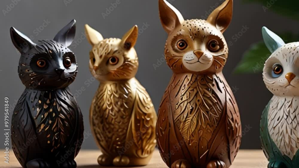Multiple owls in a row Multiple owls in a row