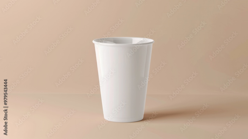 A minimalist mockup of a white glass tumbler with a thin rim, ideal for displaying cold beverages or smoothies. A minimalist mockup of a white glass tumbler with a thin rim, ideal for displaying cold beverages or smoothies.