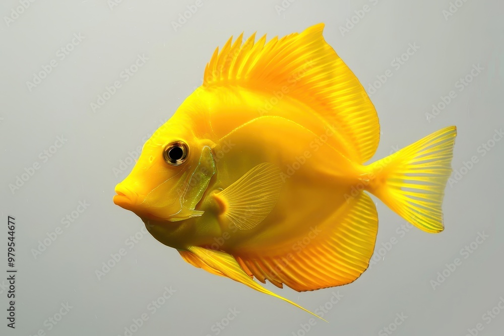 Yellow tang fish